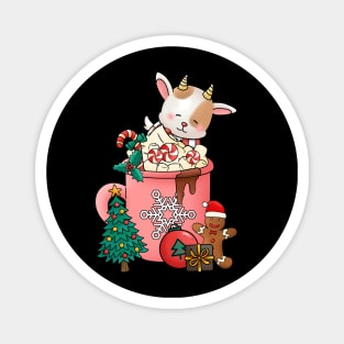 Cute and Lovely Animals with Christmas Vibes Magnet